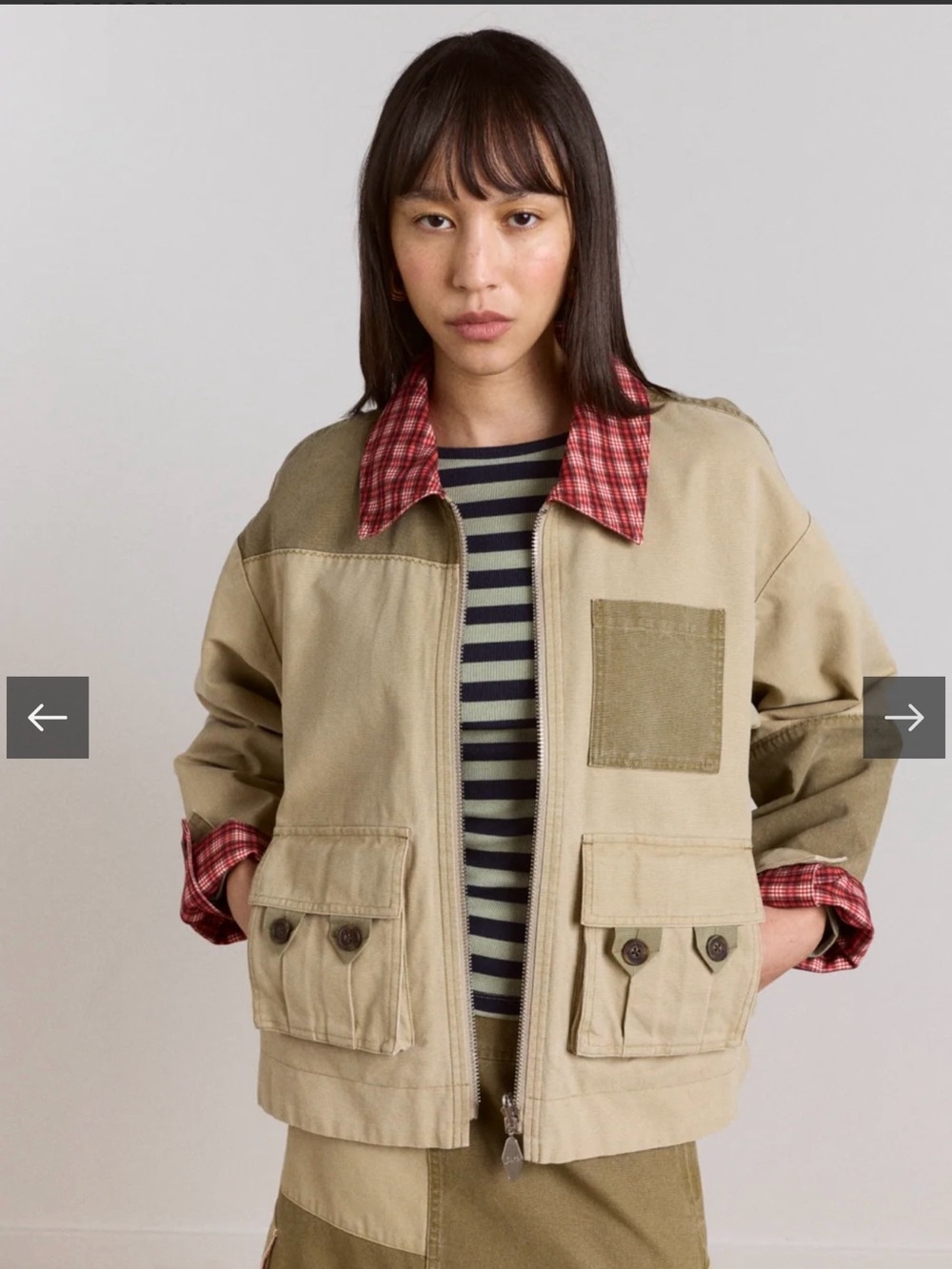 Damson Madder Marcelle Reversible Barn Jacket